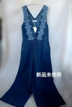 URBAN RESEARCHクロス刺繍入りデニムサロペットオールインワン新品