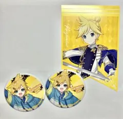 プロセカ鏡音レン特典カード、缶バッジ2つ