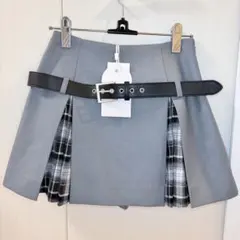 ♡ ダーリッチ Darich ♡ チェックドッキングミニスカート