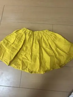 GLOBAL WORK インナー付き黄色スカート 100-110㎝