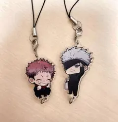 呪術廻戦 ちぇいんコレクション放課後ver. 虎杖悠仁 五条悟 ストラップセット