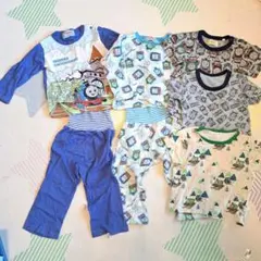 80～95cm きかんしゃトーマス 長袖パジャマ　Tシャツ セット　まとめ売りのサムネイル