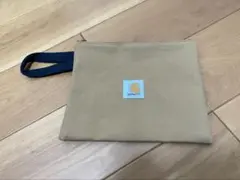 【非売品】Carhartt ポーチベージュ キャンバス ①のサムネイル