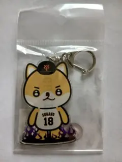 元読売ジャイアンツ　菅野智之手選手アクリルキーホルダー 背番号18