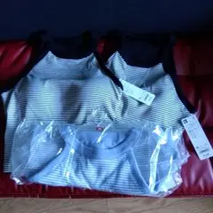 ♥GUノースリーブ タンクトップ3着 現行品セット ♥