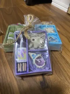 携帯サイズのゾウさん受皿の可愛いお香セット