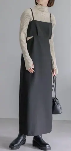 mystic ミスティック　キャミワンピース　グレー