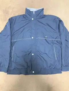 【古着】90s ナイロンジャケット ブルゾン 収納フード(ドローコード付き)