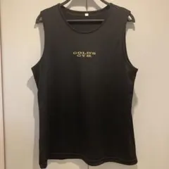GOLD'S GYM ノースリーブ ブラック Lサイズ