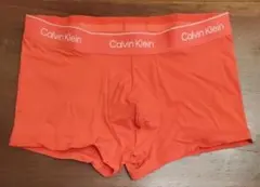 カルバンクライン　新品　メンズ　ボクサーパンツ(ロゴ/オレンジM)