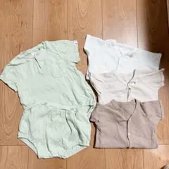 【美品】バースデイ　ロンパース　下着5点セット