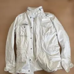 WJK ホワイト ミリタリージャケット