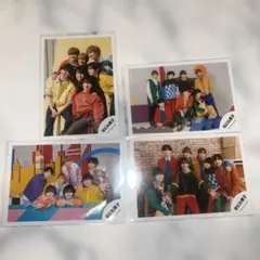 なにわ男子 公式写真セット 4枚