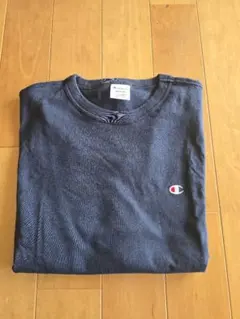 Champion ネイビー 長袖Tシャツ Mサイズ