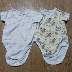 70cm 前開き 半袖ボディスーツ こぐまちゃん