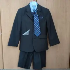 フォーマルスーツ ダークグレー ストライプ