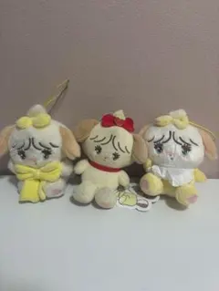 mikko スフレ ぬいぐるみキーホルダー クレーンゲーム 3点セット