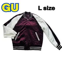 GU スカジャン　ワインレッド　L size