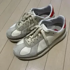 オニツカタイガー デレシティ 厚底スニーカー レッド 赤