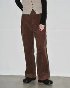 TODAYFUL Straight Corduroy Pants ブラウン 36