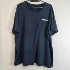W0122【訳あり】FRUIT OF THE LOOM 企業ロゴ Tシャツ 　黒