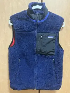 パタゴニア レトロX フリース ベスト Mサイズ クリーム/ネイビー PATAGONIA (パタゴニア) M's Classic Retro-X Vest / メンズ