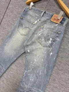 Levi's リーバイス 501 デニムパンツ ペイント加工 ストレート W31