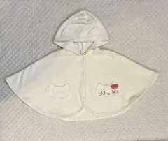 美品　kp ねこ　ポンチョ