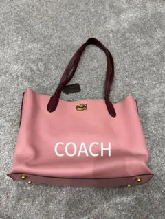 COACH ピンク トートバッグ