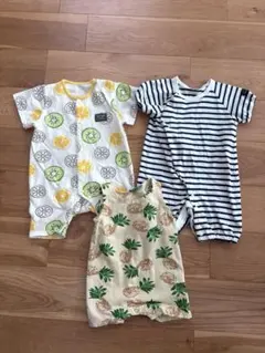 ベビー服　半袖カバーオール　セット