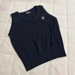 COMME CA ISM ネイビー ベスト 110