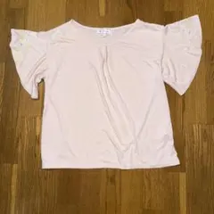 ROPE PICNIC 花柄刺繍 フレアスリーブ Tシャツ 36のサムネイル