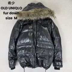 希少 OLD UNIQLO fur down jacket opium