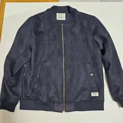 BAYFLOW ネイビー ジップアップジャケット