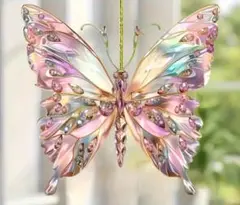 【数量限定】蝶のクリスマス　サンキャッチャー