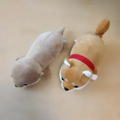 柴犬ぬいぐるみ 中型 赤い首輪付き - メルカリ