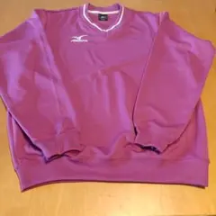 ミズノ　ピンク Vネックジャージ