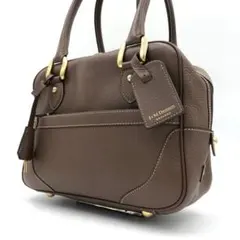 【美品】J&M DAVIDSON ボストンバッグ ミニミア ブラウン レザーのサムネイル
