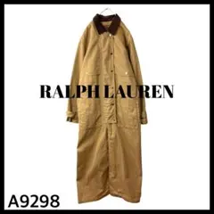 ヴィンテージ古着 90s 香港製 ラルフローレン ロングコート ベージュ M