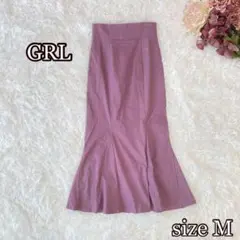 グレイル　ハイウエストマーメイドツイルスカート[rut596]Mサイズ