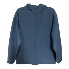 無印良品 撥水フードジャケット M ネイビーマウンテンパーカーウインドブレーカー