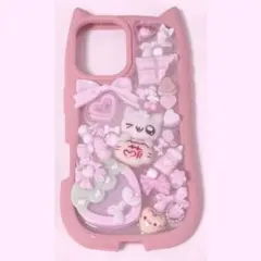 平成女児 iPhoneケースデコ iPhone16 量産型 地雷系 女児