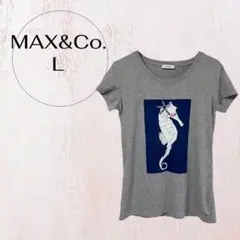 マックス アンド コー 半袖Tシャツ プリントTシャツ グレー L レディースのサムネイル