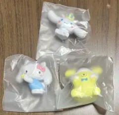 サンリオ シナモンロールごっこフィギュア シナモン プリン ハローキティ 3体