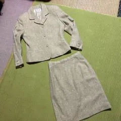 ATELIER VERT ベージュスーツ上下セット　M