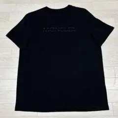 モンクレール バックロゴ ラバーワッペン M 黒Tシャツ 国内正規品 