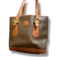 CELINE セリーヌ トートバッグ　マカダム柄　PVC トリオンフ