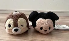 新品タグ付き　ツムツム☆チップ＆ミッキーマウス ぬいぐるみセット