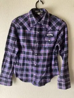 tommy girl   チェックシャツ S  長袖