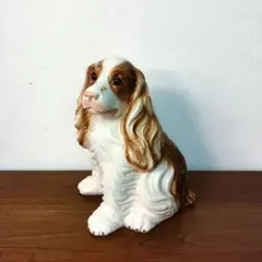 【Cocker Spaniel】コッカースパニエル 陶器　犬 置物 オブジェのサムネイル